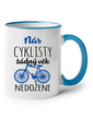 Keramický hrnček Nás cyklistov nič nedobehne