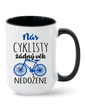 Keramický hrnček Nás cyklistov nič nedobehne