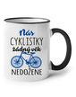 Keramický hrnček Nás cyklistky nič nedobehne