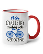 Keramický hrnček Nás cyklistky nič nedobehne