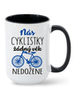 Keramický hrnček Nás cyklistky nič nedobehne