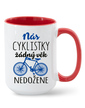 Keramický hrnček Nás cyklistky nič nedobehne
