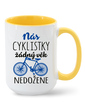 Keramický hrnček Nás cyklistky nič nedobehne