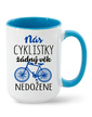Keramický hrnček Nás cyklistky nič nedobehne