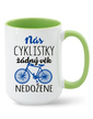 Keramický hrnček Nás cyklistky nič nedobehne