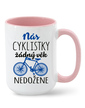 Keramický hrnček Nás cyklistky nič nedobehne