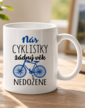Keramický hrnček Nás cyklistky nič nedobehne