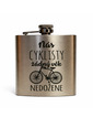 Nerezová ploskačka 180 ml Nás cyklistov žiadny vek nedobehne