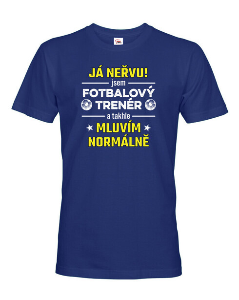 Pánske tričko pre futbalového trénera