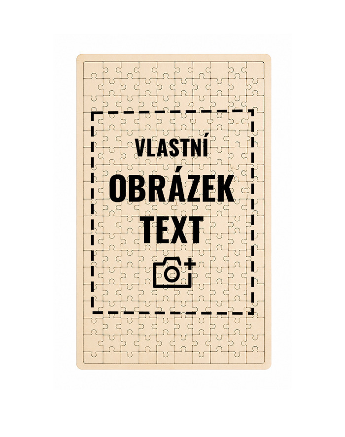 Puzzle s vlastní fotkou A4 na ležato