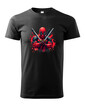 Detské tričko DEADPOOL postoj s mečmi