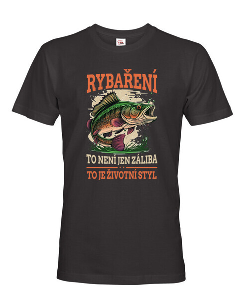 Vtipné rybárské tričko Rybárčenie je životný štýl