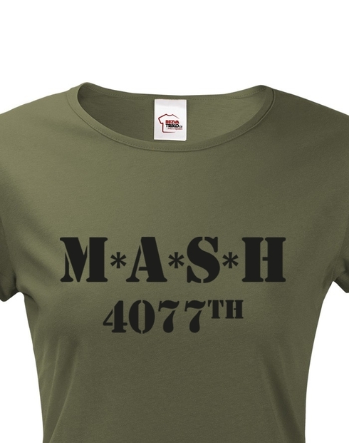 Dámské tričko s potlačou MASH 4077 2