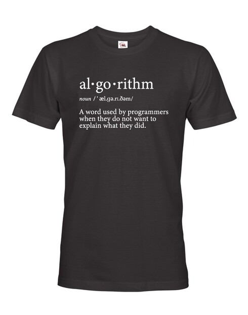 Pánske tričko Algorithm