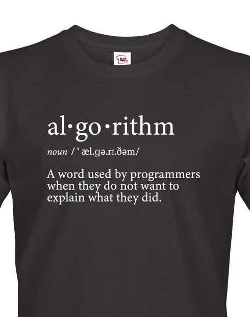 Pánske tričko Algorithm