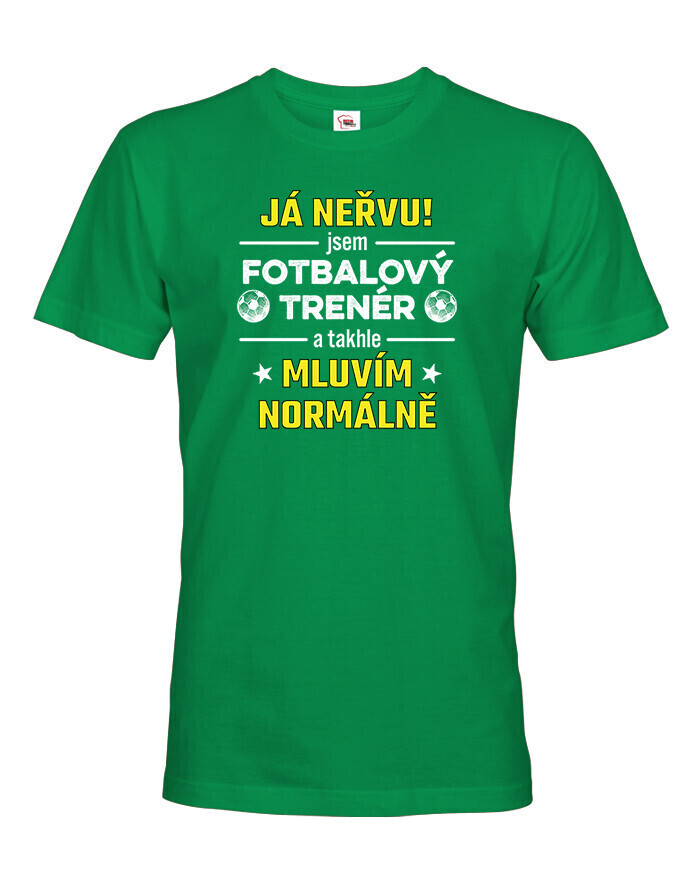 Pánske tričko pre futbalového trénera