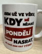 Keramický hrnček Som už vo veku