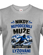 Pánske tričko lyžiar