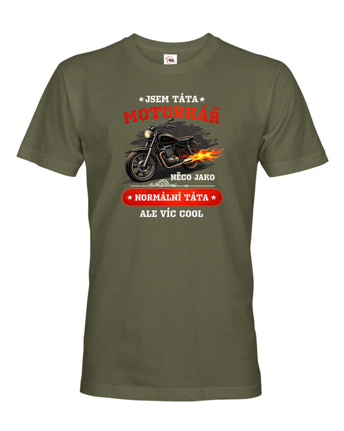 Pánske tričko Tato motorkár