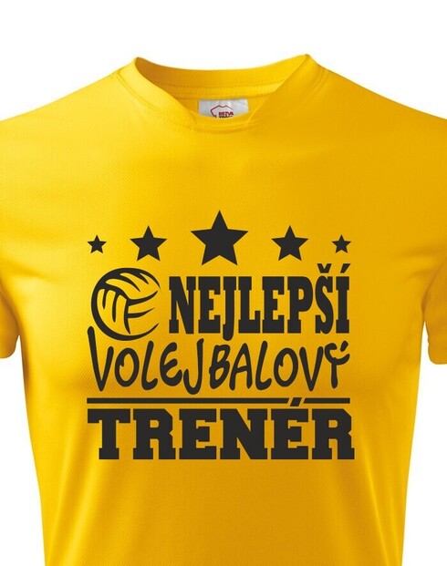 Pánske tričko Najlepší volejbalový tréner