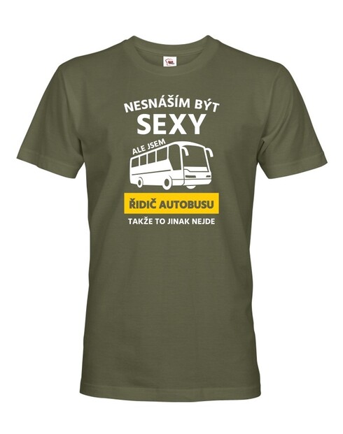 Pánske tričko Sexi šofér autobusu 2