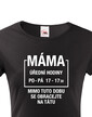 Dámské tričko Máma úřední hodiny