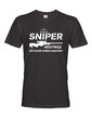 Pánske tričko Sniper - Neutekaj, zbytočne umrieš unavený