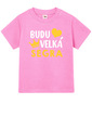 Tričko pro miminka s potiskem Budu velká ségra