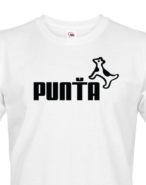 Pánske tričko s vtipnou potlačou Punťo