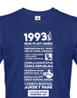 Pánské tričko narozeninové noviny 1993