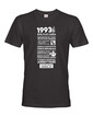 Pánské tričko narozeninové noviny 1993
