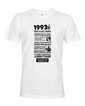 Pánské tričko narozeninové noviny 1993