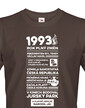 Pánské tričko narozeninové noviny 1993