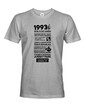 Pánské tričko narozeninové noviny 1993