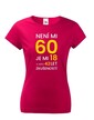 Dámske tričko k 60. narodeninám