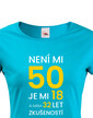 Dámske tričko k 50. narodeninám