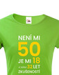 Dámske tričko k 50. narodeninám
