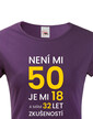 Dámske tričko k 50. narodeninám