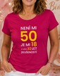 Dámske tričko k 50. narodeninám