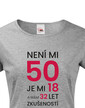 Dámske tričko k 50. narodeninám