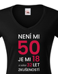 Dámske tričko k 50. narodeninám