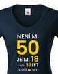 Dámske tričko k 50. narodeninám