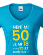 Dámske tričko k 50. narodeninám