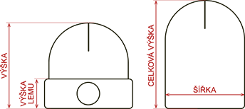 Čiapka s kruhovou nášivkou