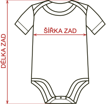 Detská body s krátkym rukávom