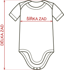 Detská body s krátkym rukávom